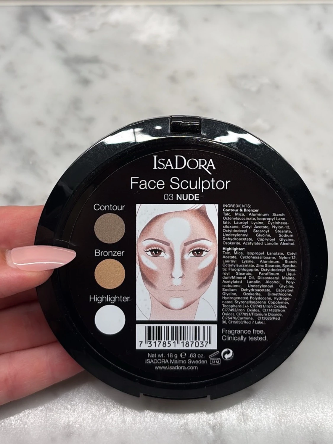 IsaDora Face Sculptor bronzer trio - 2