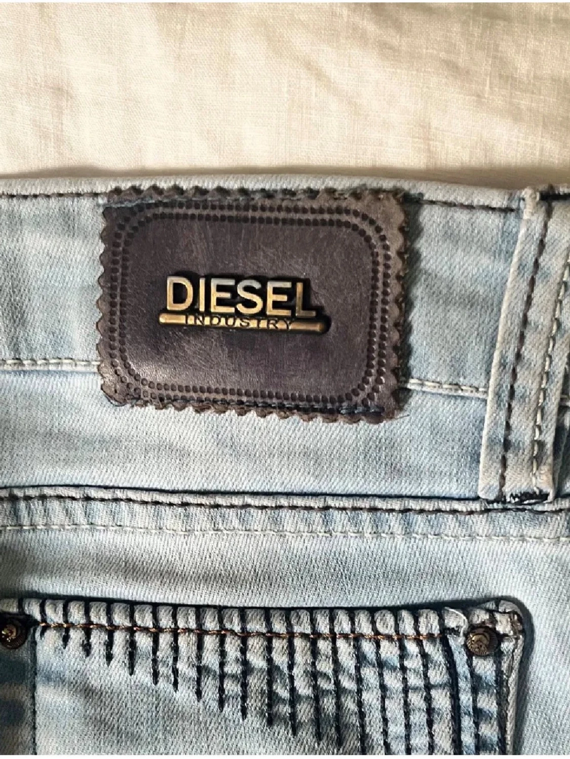 lågmidjade Diesel jeans  - 3