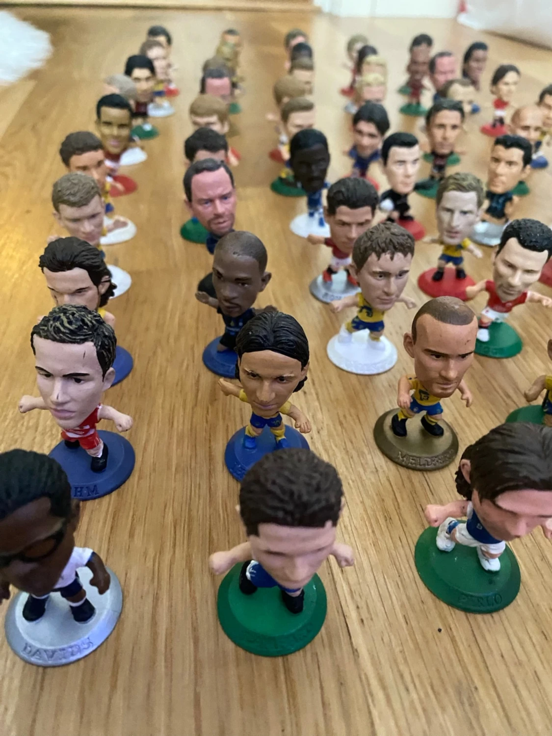Samling fotbollsspelarfigurer - 1