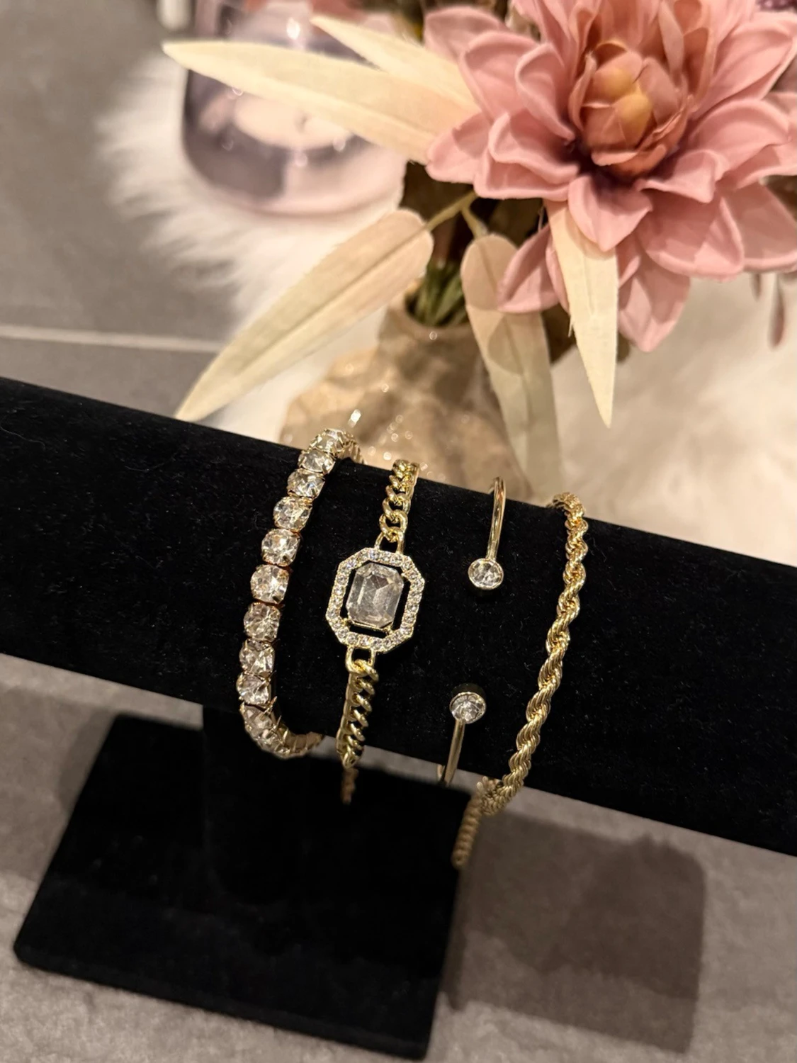 Guld Armband Set - 1