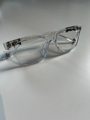Chrome hearts style blue light glasses - Chrome hearts style blue light glasses. Clear with silver details. Never worn and perfect for every occasion.