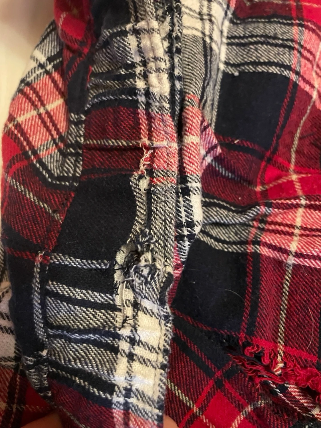 Två par rutiga pyjamasbyxor - 4