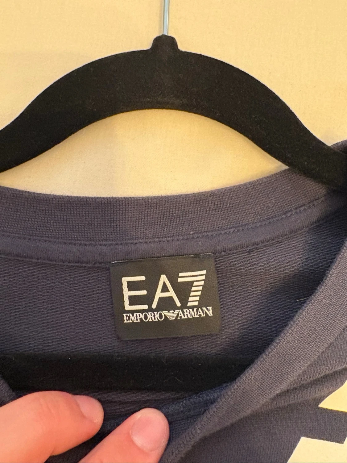 Mörkblå sweatshirt från Emporio Armani - 2