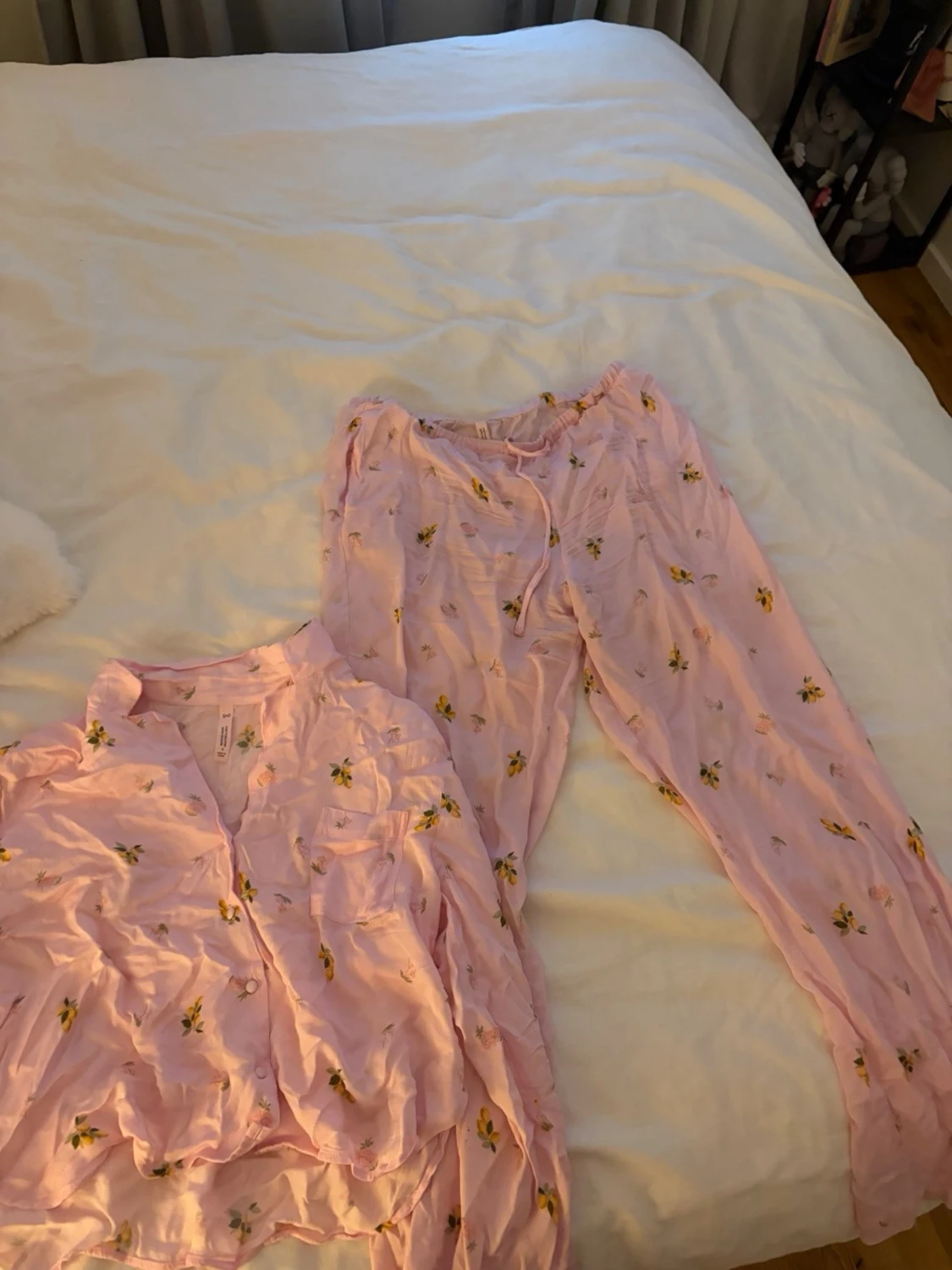 Rosa pyjamas med citronmönster från hunkenmöller - 2