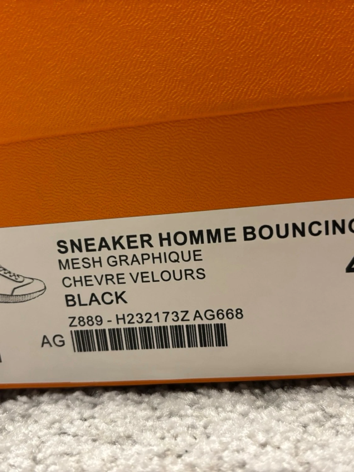 Svarta H Bounce Sneakers - 6