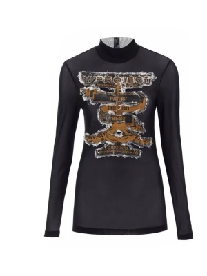 Y/Project - Y/Project Fall 2023 Paris best long sleeve mesh top Sz xxs Rrp 535€