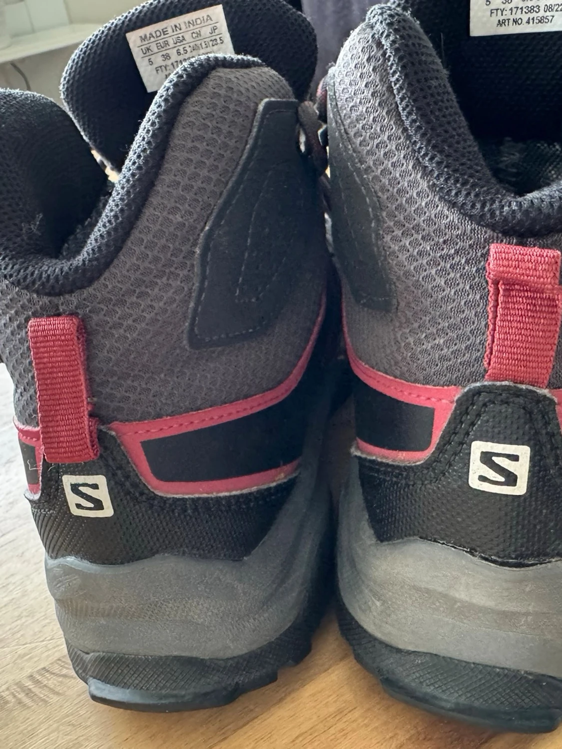 Salomon Gore-Tex kängor grå/rosa - 2