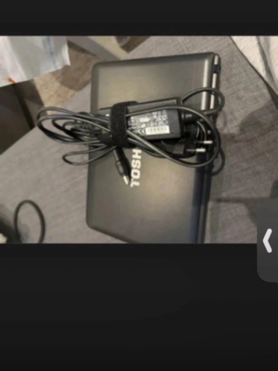 Toshiba svart bärbar dator - 5