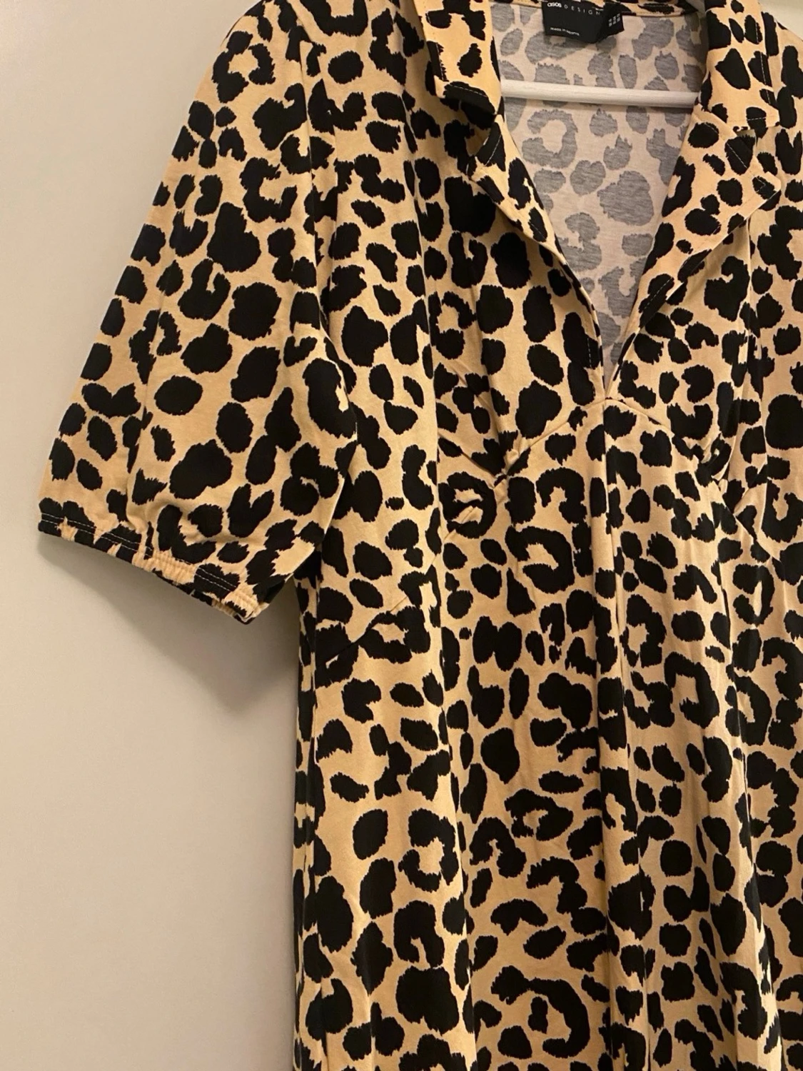 Leopardmönstrad långklänning Asos - 2