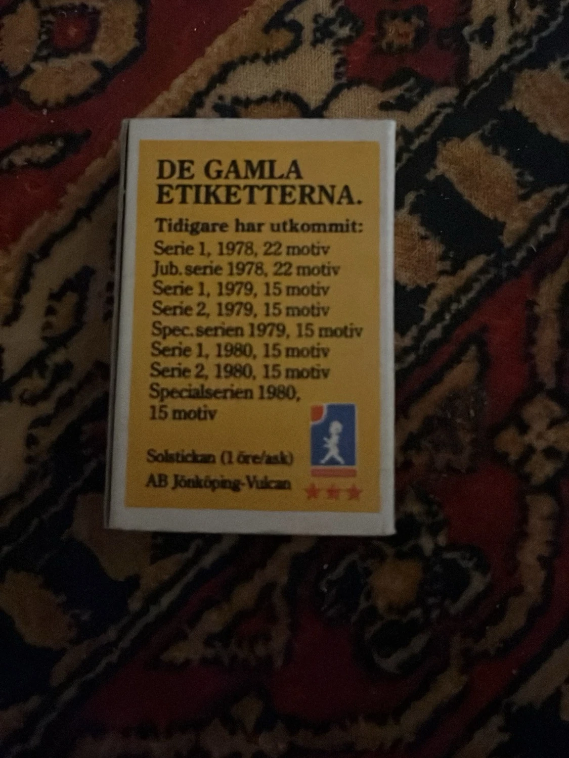 Norrköpings säkerhetständstickor ask - 1