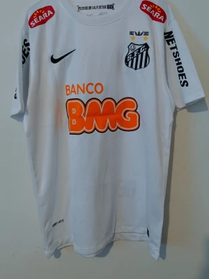 Vit Santos Neymar Jr matchtröja - Neymar JR tröja Nike för Santos FC  