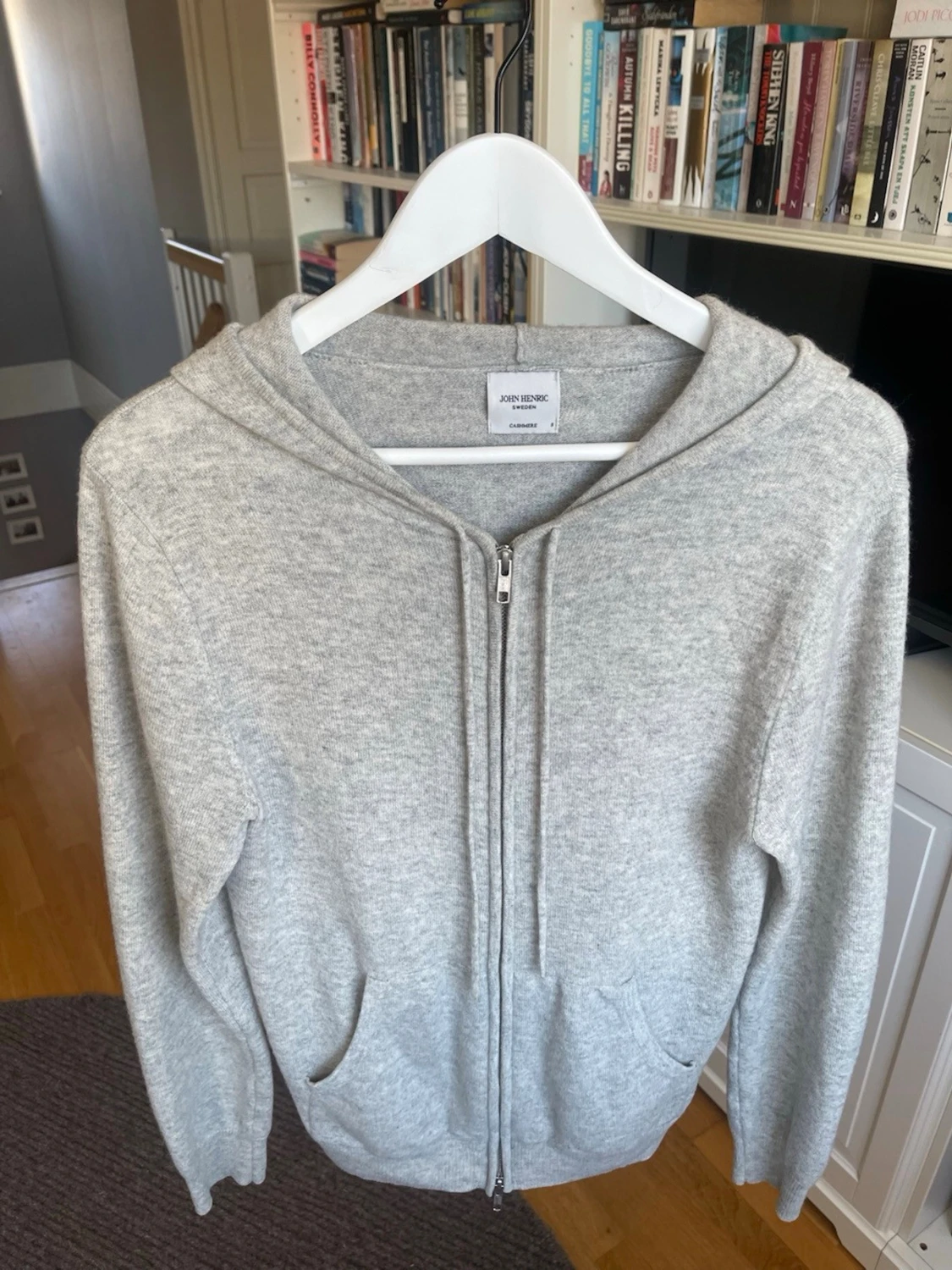 John Henric kashmir zip grå - 2