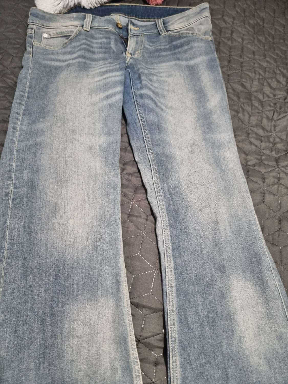 Blåa bootcut jeans Cheap Monday - 3