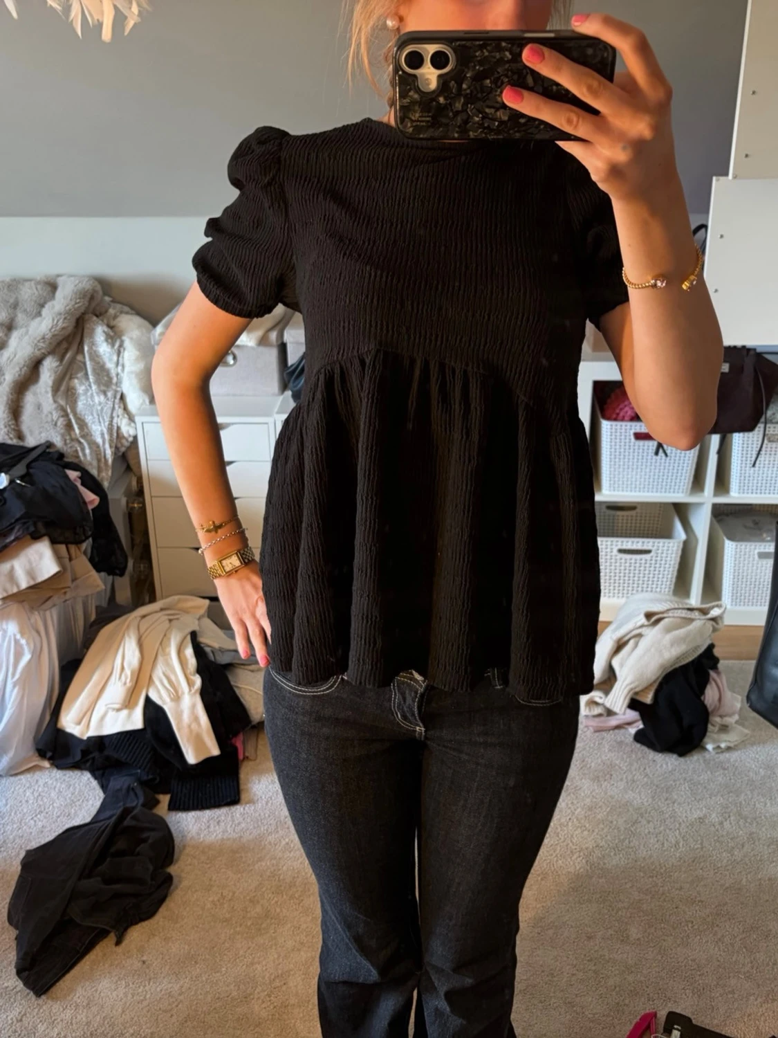 Svart topp från Selected Femme