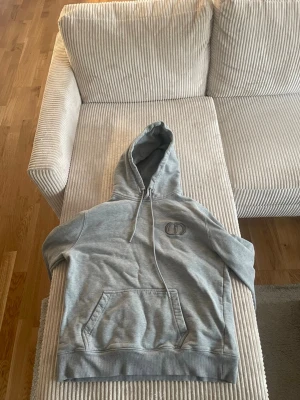 Snygg grå Hoodie - Säljer en grå Hoodie, skicket är inte så bra på den. Men funkar ändå att ha på.