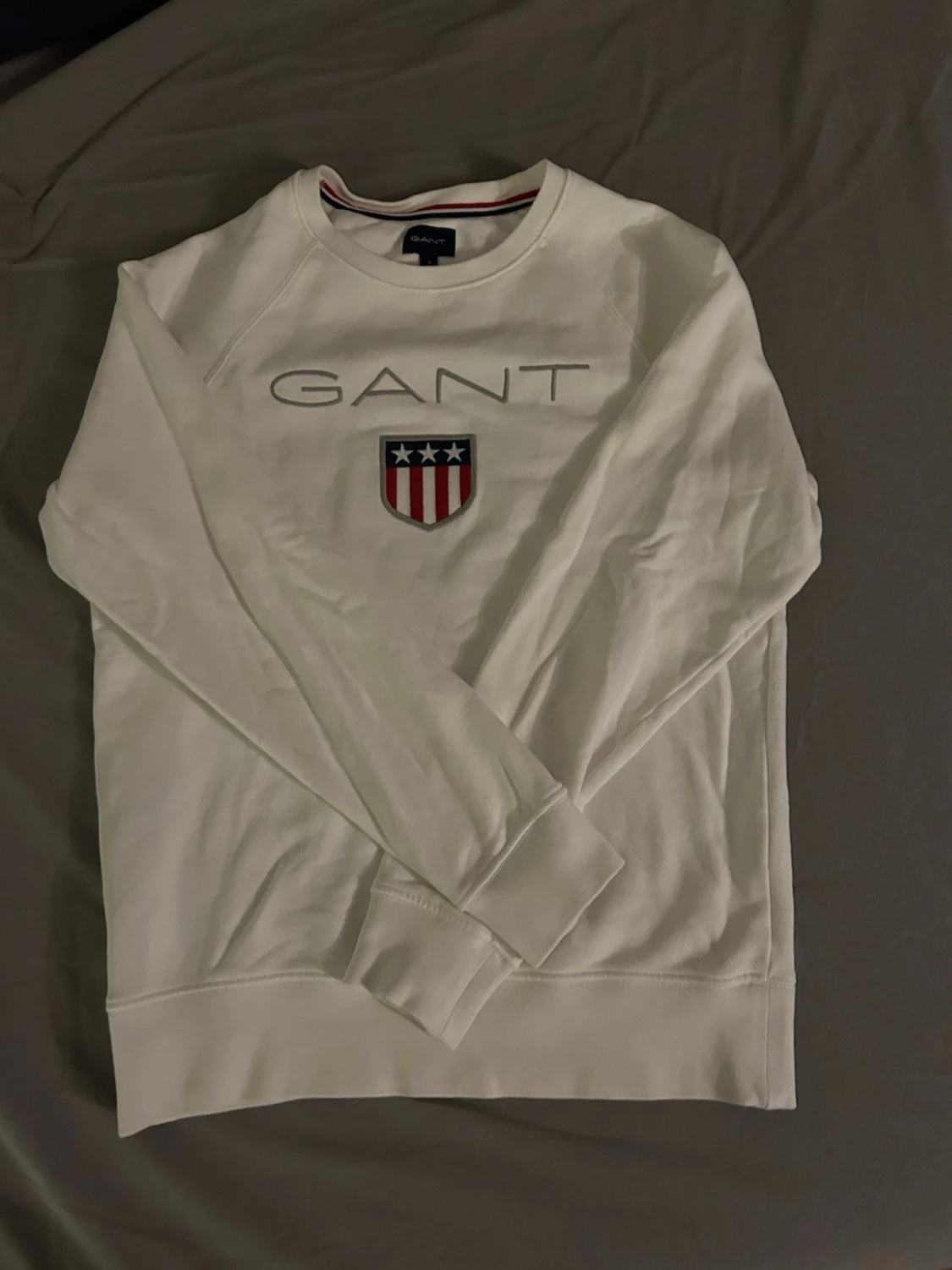 Vit sweatshirt från GANT
