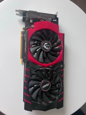 MSI GTX 970  - Säljer min gamla GTX 970. Fungerar helt utmärkt. Testad igår. Säljer på grund av uppgradering. Mycket bra budgetkort. Utan förpackning 