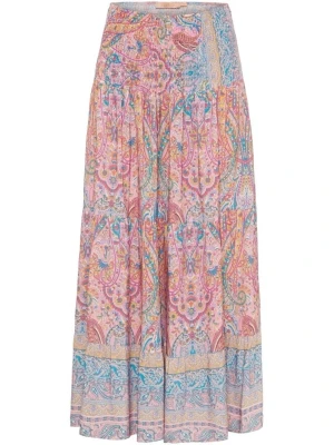 Mönstrad långkjol i pastellfärger - Säljer nu min kjol från Marta de chateau!! jättefin färgglad kjol som passar perfekt nu till sommaren💞🩵använd ett fåtal gånger