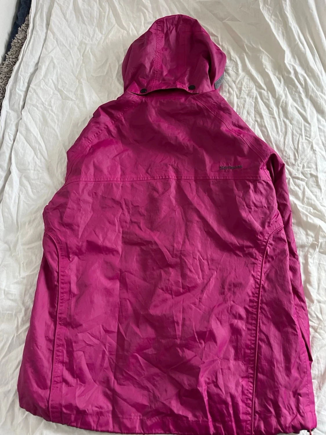 Rosa vindjacka med huva från Didriksons - 1