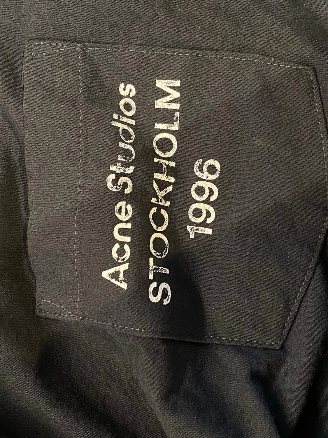 Svart långärmad topp Acne Studios - 6