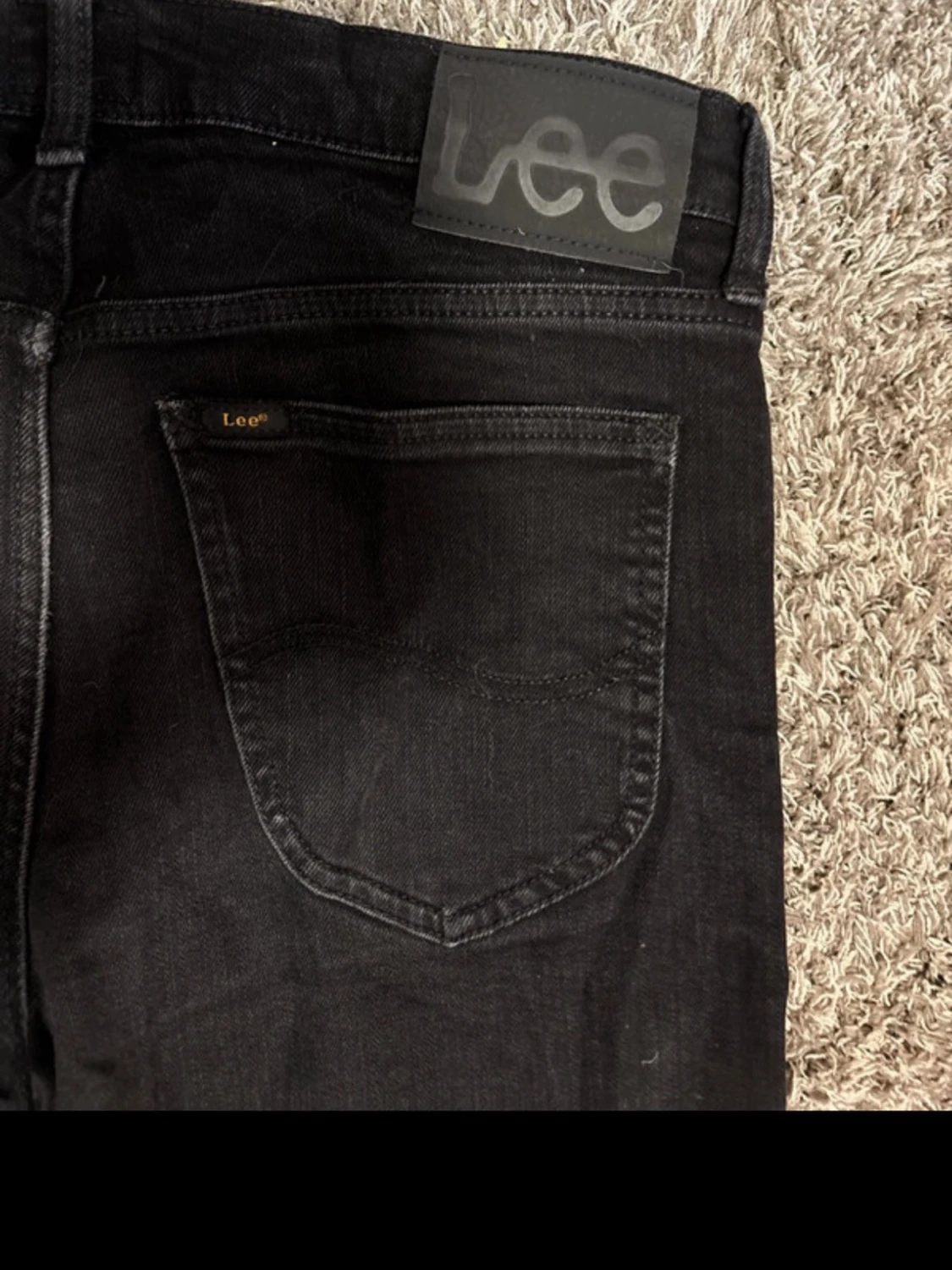 Svarta  jeans från Lee - 1