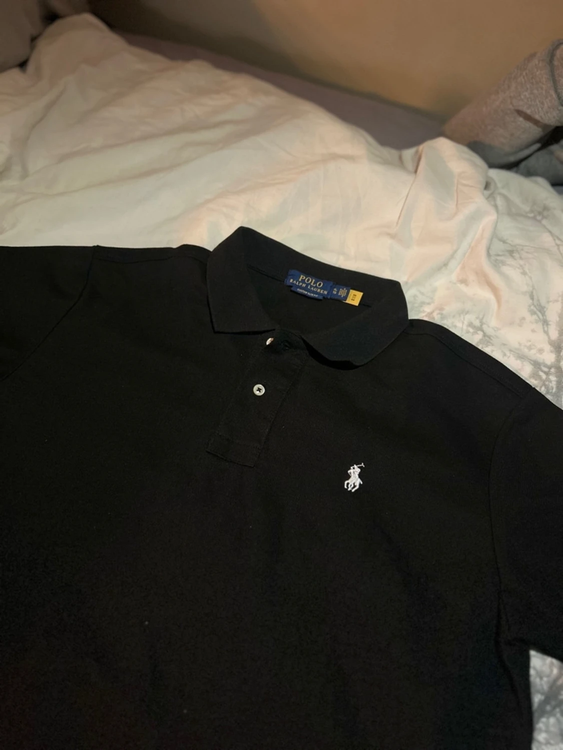 Svart pikétröja från Ralph Lauren - 1