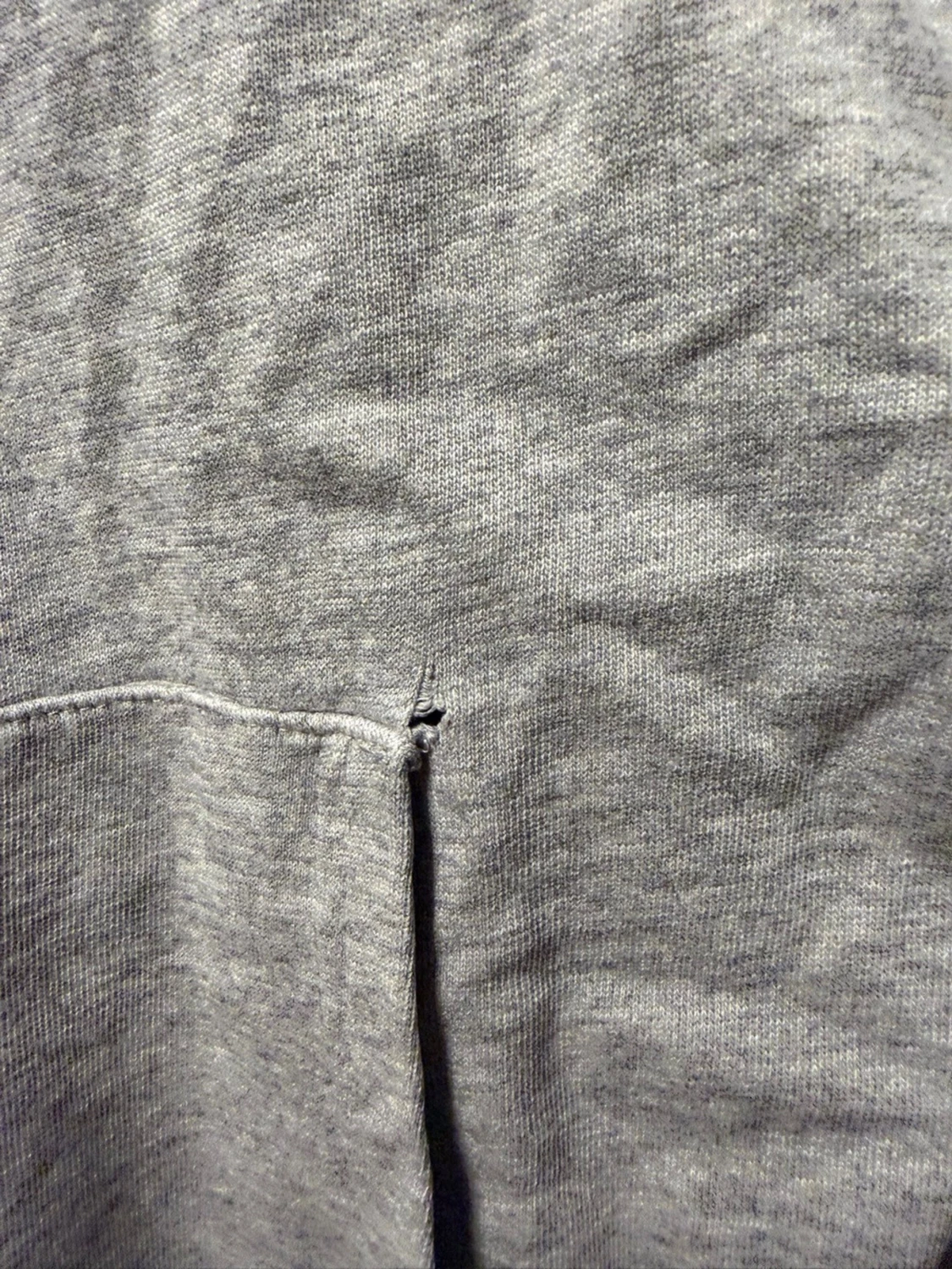 Grå zip hoodie Iconic Sport - 1