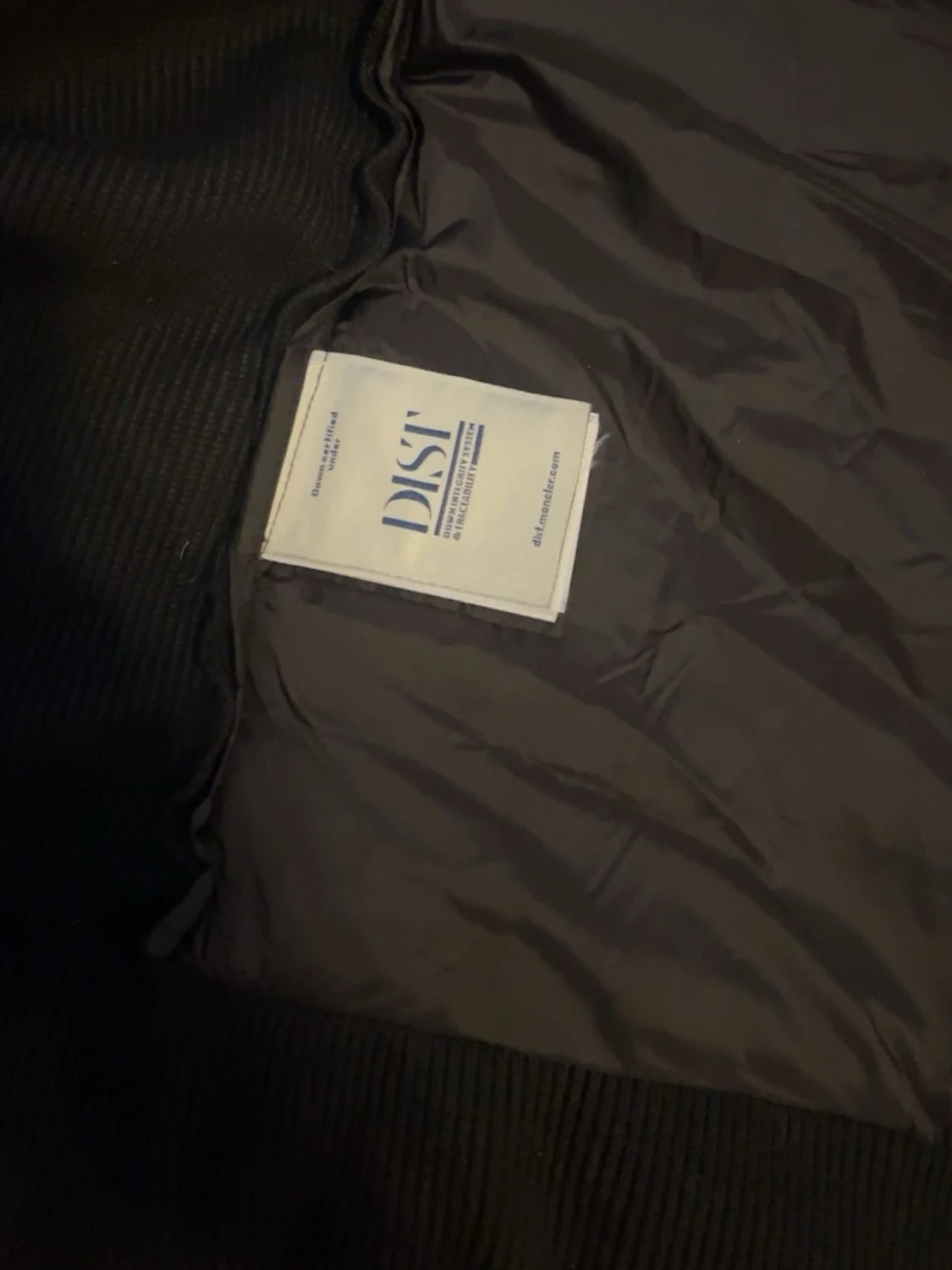 Svart dunjacka med huva från Moncler - 4