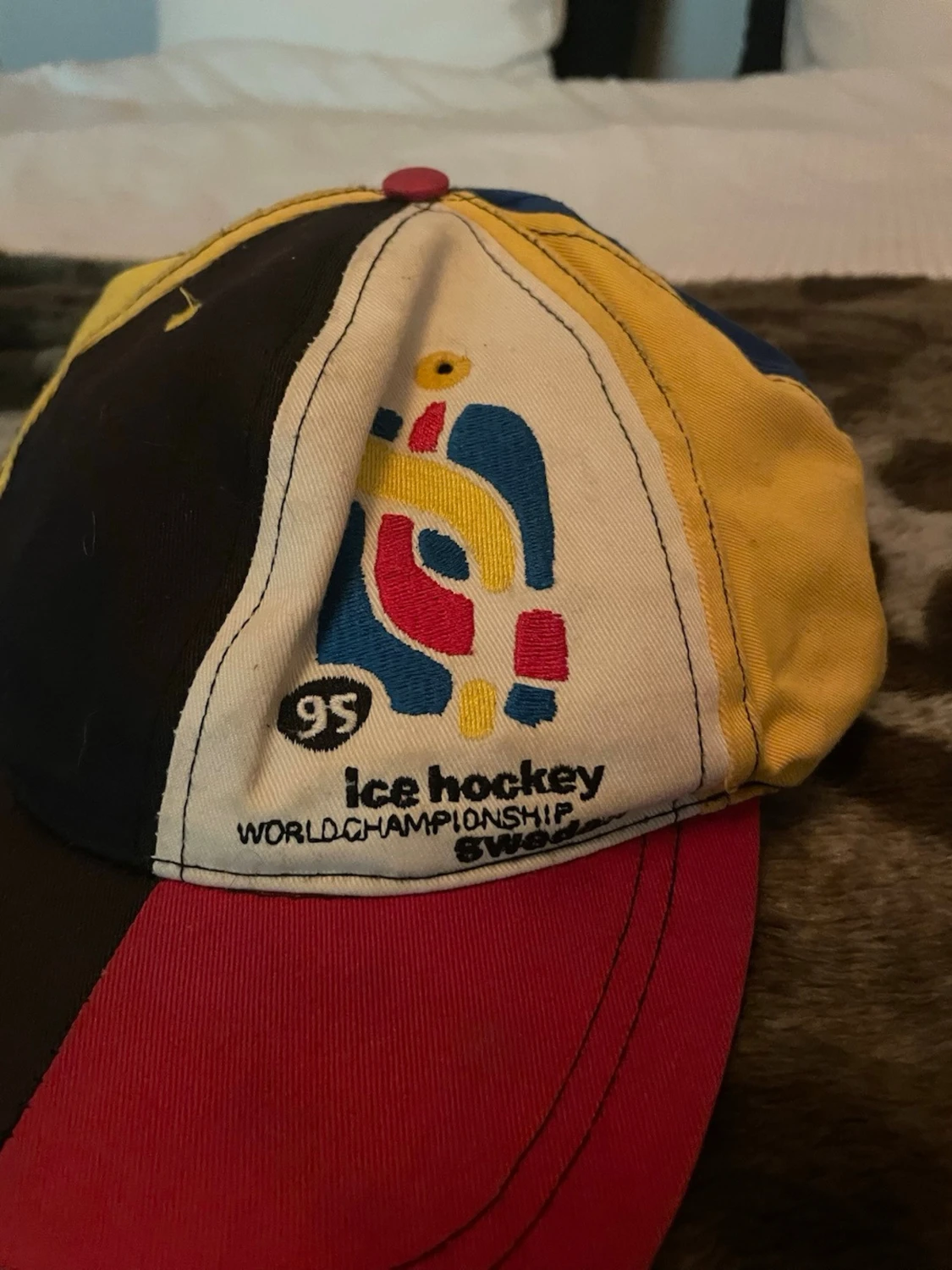 Flerfärgad keps VM Ishockey 1995 - 1