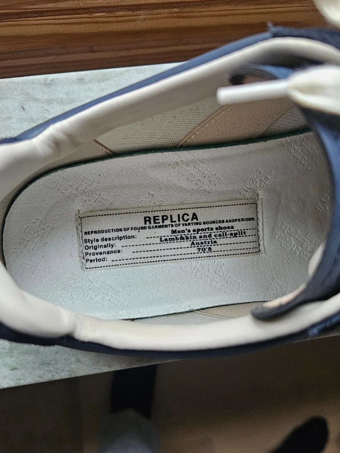 Marinblå Maison Margiela Gats - 4