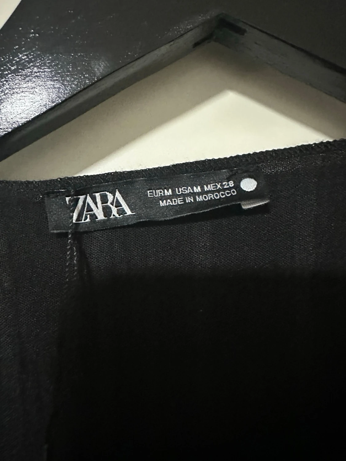 Svart plisserad blus från Zara - 3