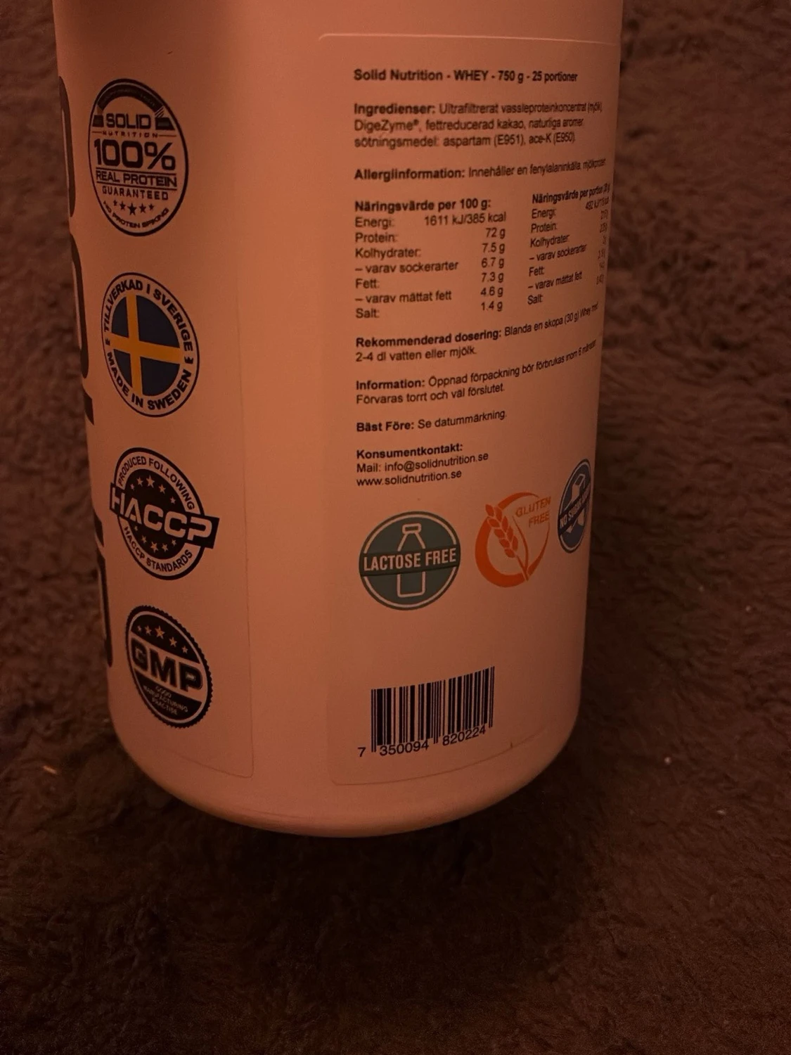 Solid Nutrition Whey Chocolate - 1