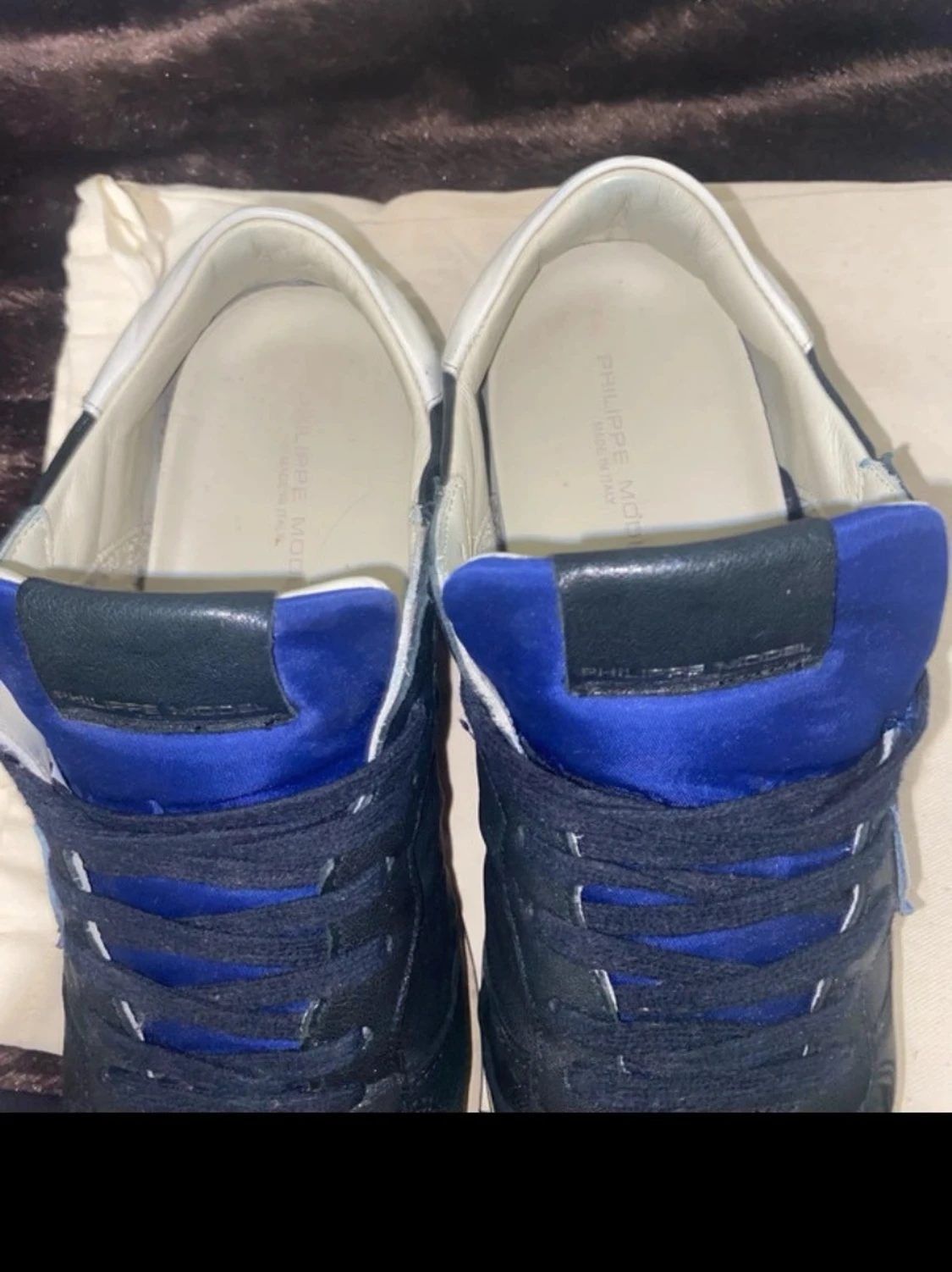 Philippe Model svarta sneakers i skinn - 1