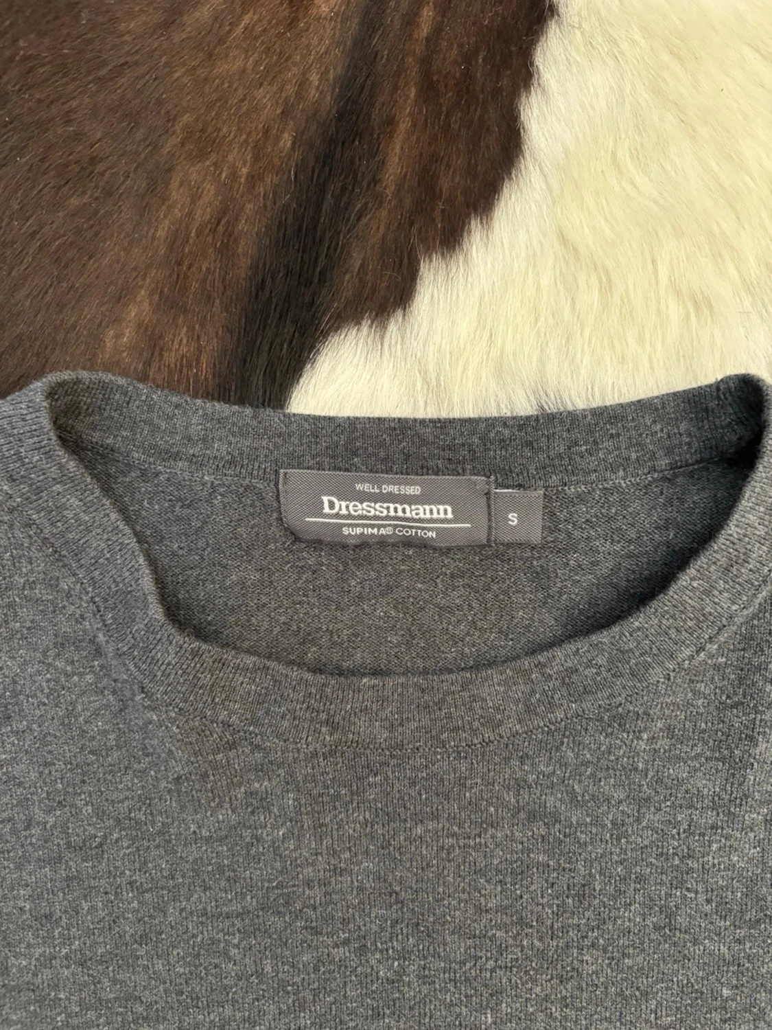 Mörkgrå tröja från dressman - 4