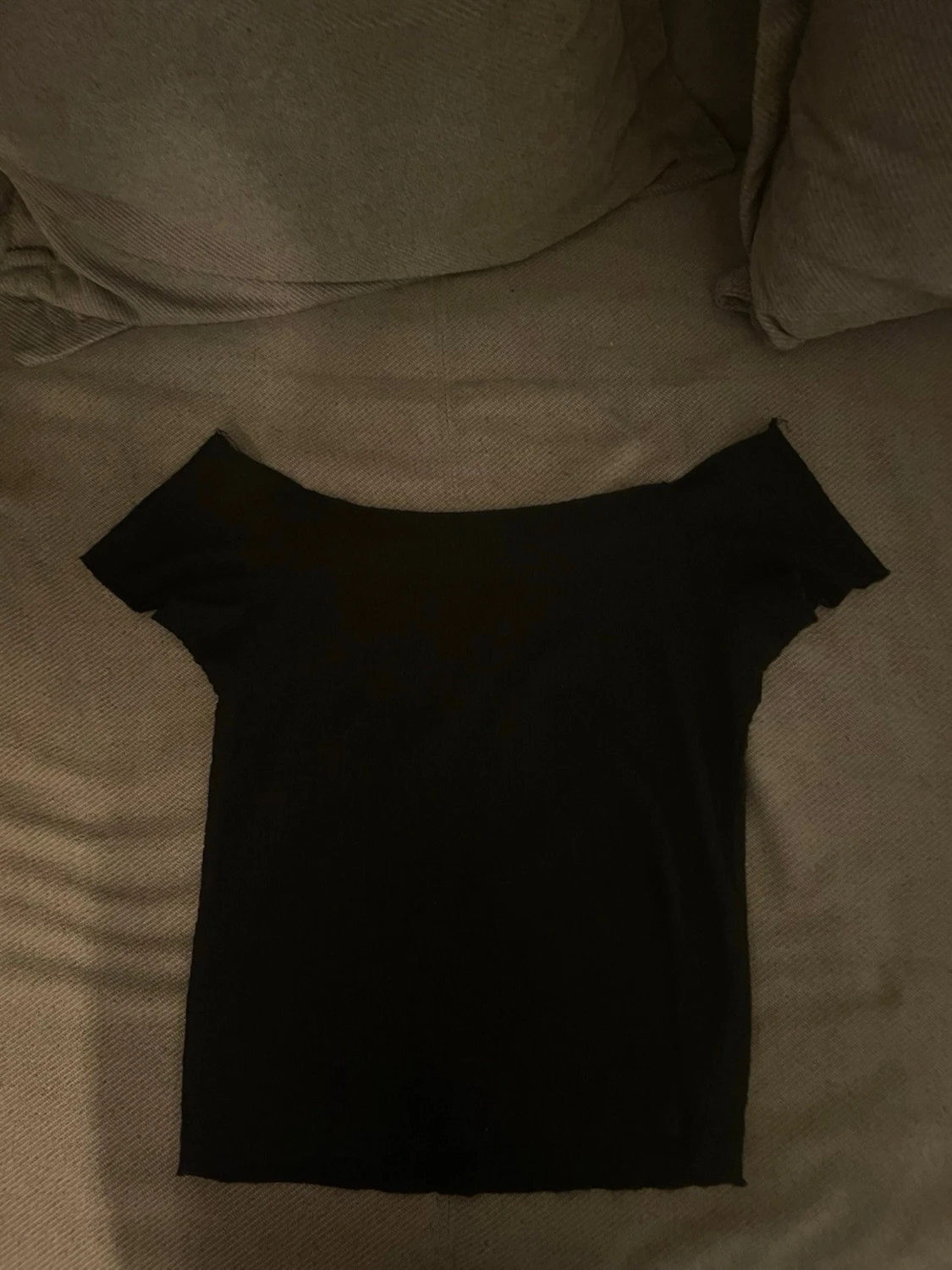 Svart offshoulder topp - 1