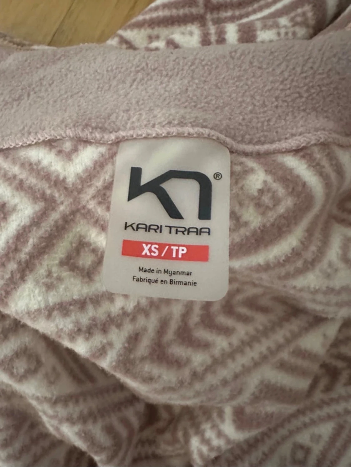 Mönstrad fleecejacka från Kari Traa - 3