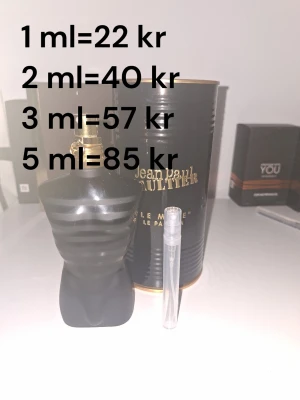 JPG Le male le parfum samples - Bra om du inte gillar blind buy👌skriv om du vill ha mindre ml