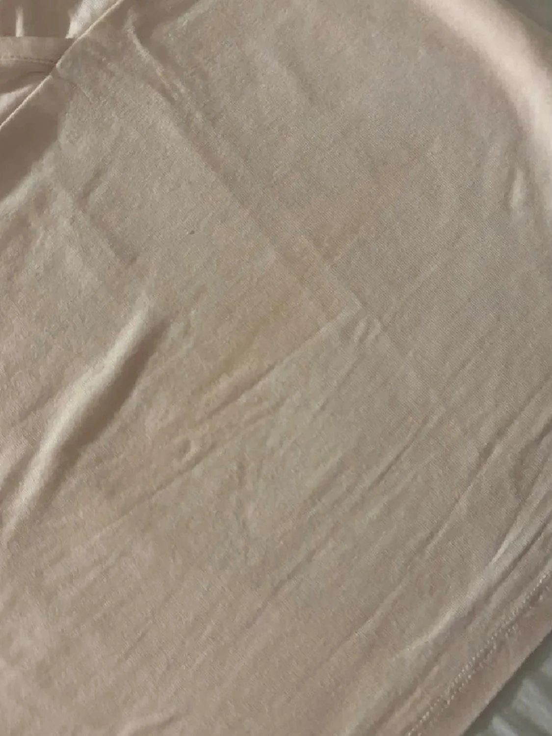 Ljusrosa omlottopp med v-ringning - 1