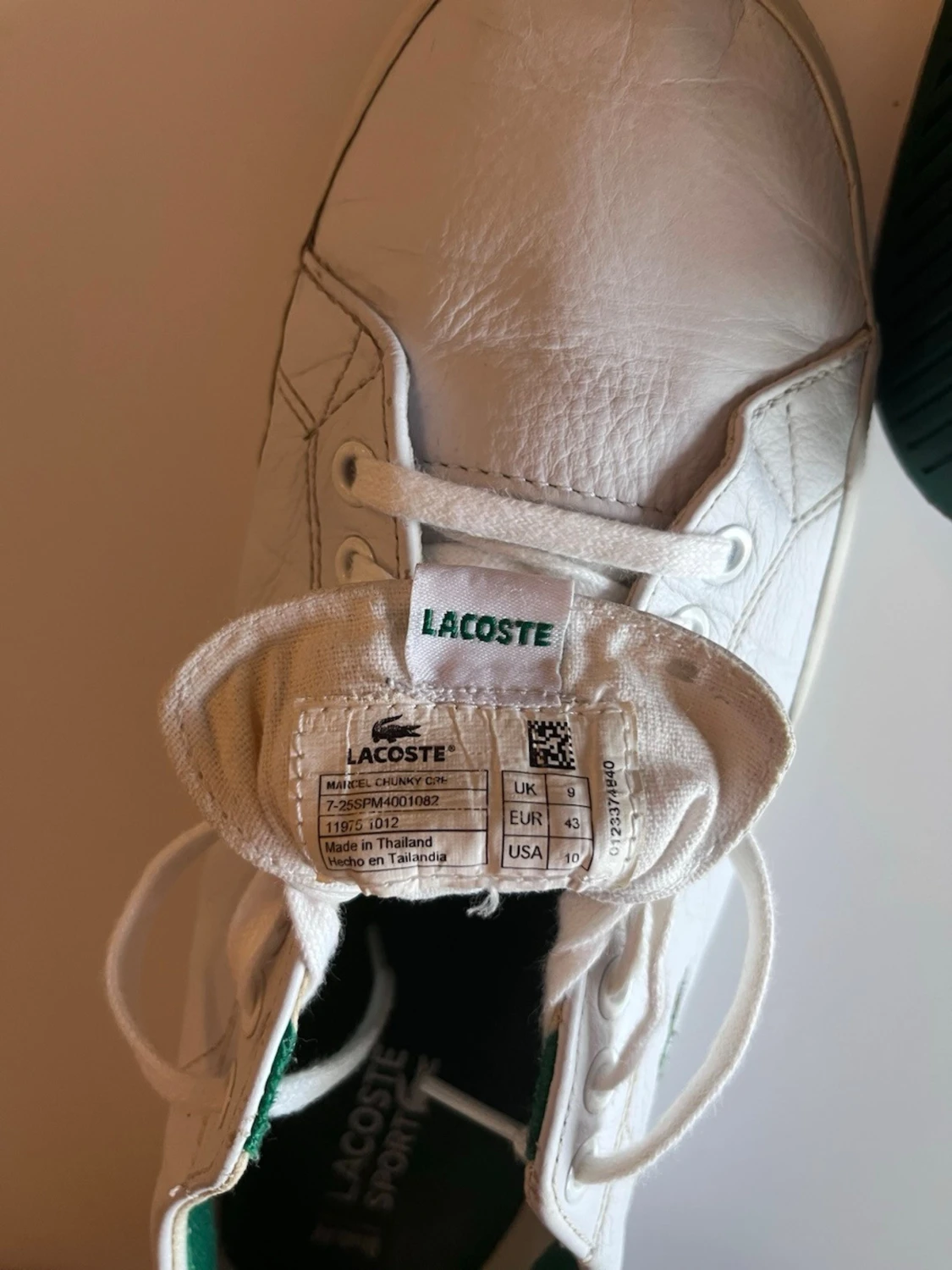 Vita sneakers från Lacoste - 3