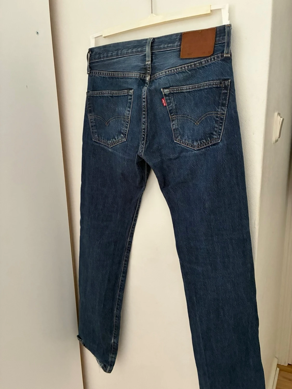 501or, Levi's blå raka jeans 