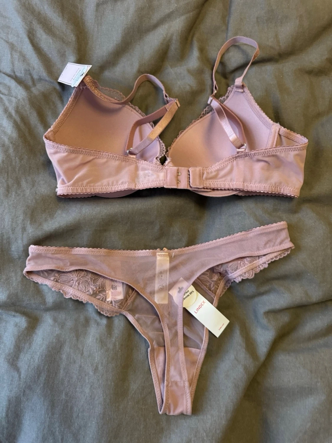 Rosa spets-set från Ella M - 2