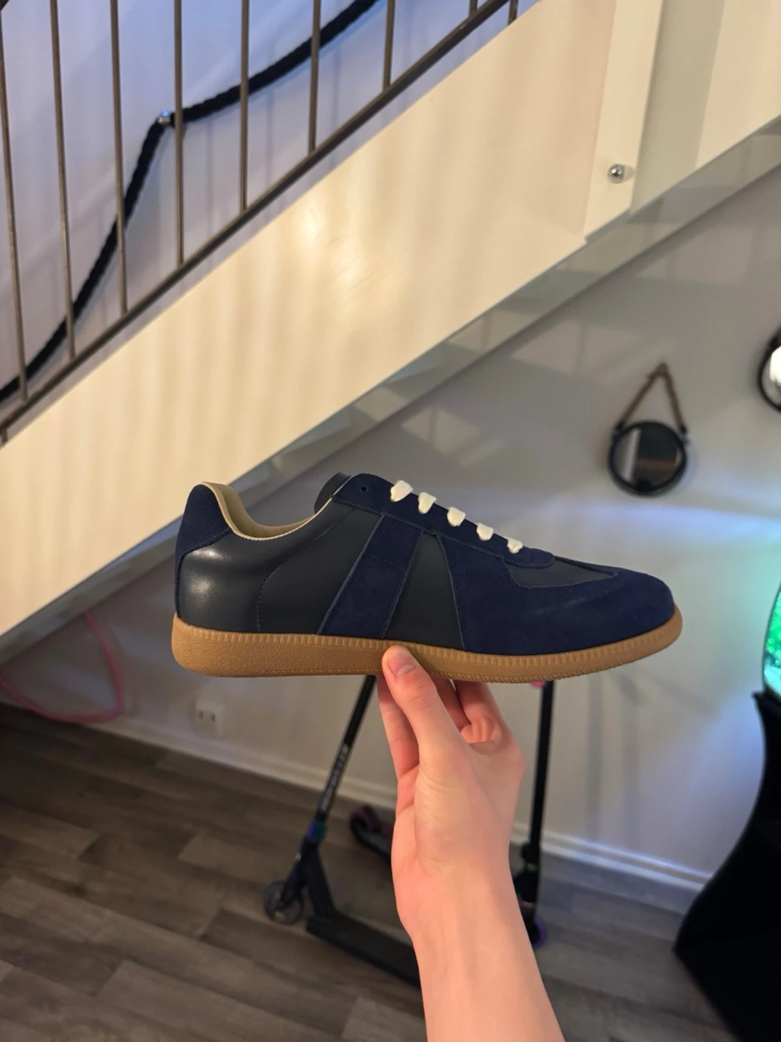 Blå skor från maison margiela/ Gats - 6