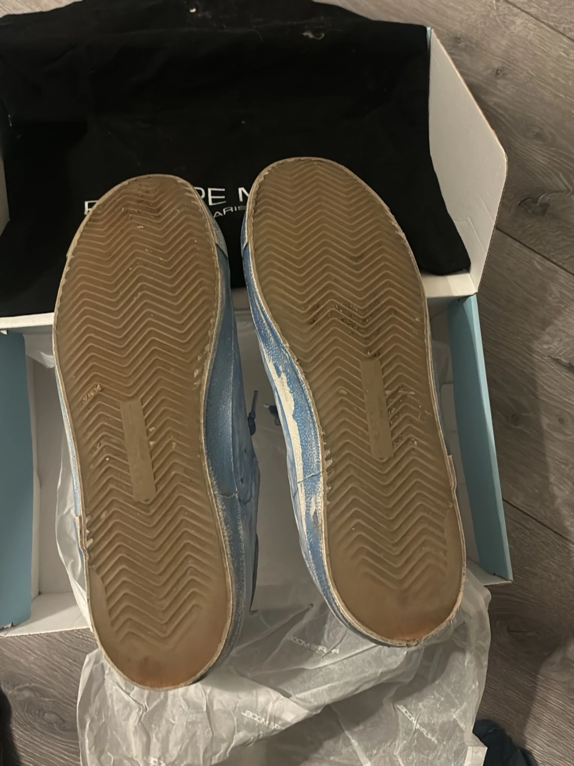 Blå-vita sneakers från Philip model  - 3