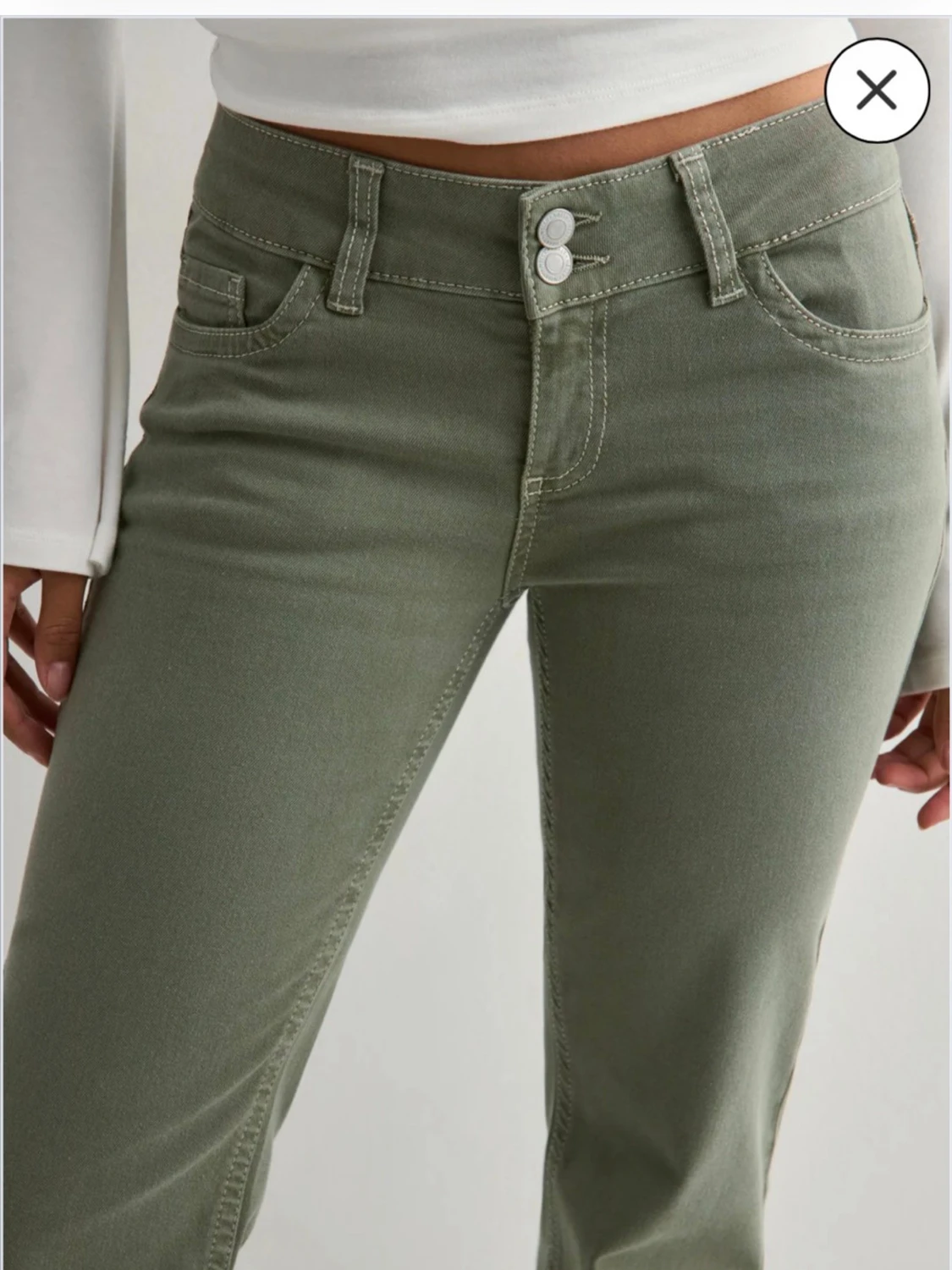 gröna jeans - 1