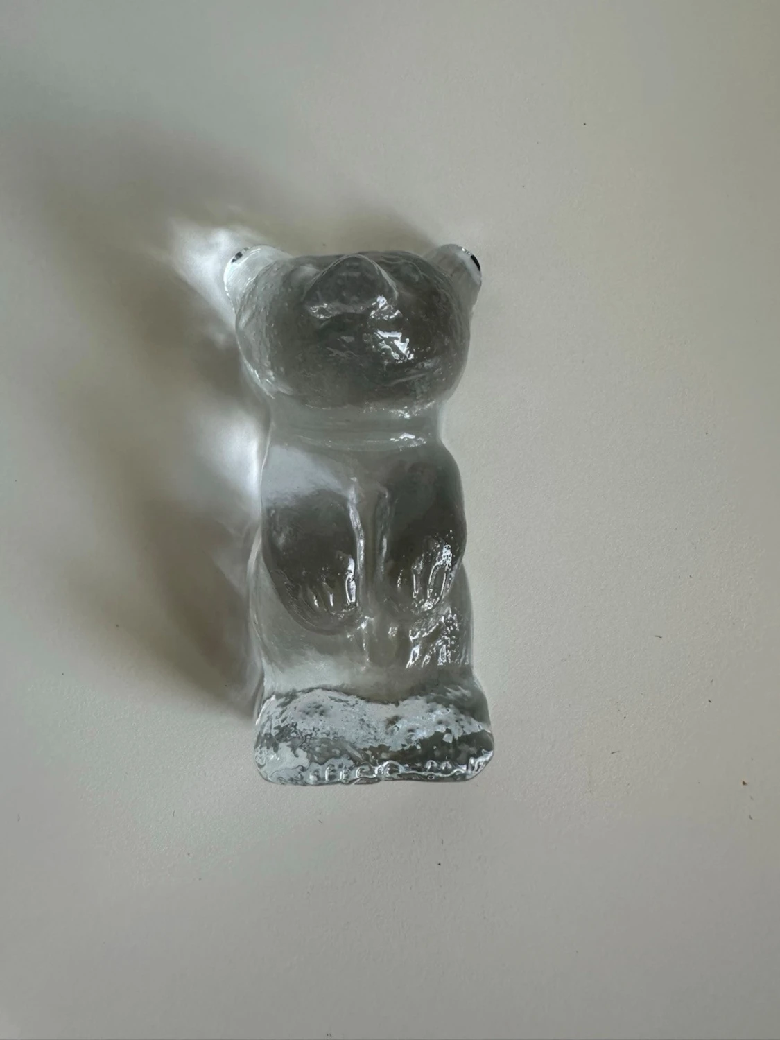 Björn-figur i klar glas - 6