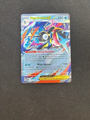 Mega Greninja EX (mint) - Säljer nu Mega Greninja från Chaos Rising settet. Kortet är helt fläckfritt alltså (mint) marknadspris: 149kr mitt pris: 129kr!
