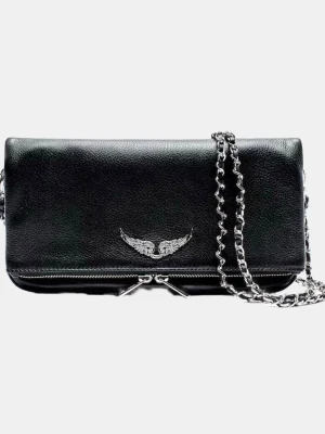 Svart Zadig & Voltaire väska  - Säljer nu min svara Zadig & Voltaire väska dock så är det långa bandets fästa sönder man går säkert fixa ett nytt fästa då jag skickar med bandet 