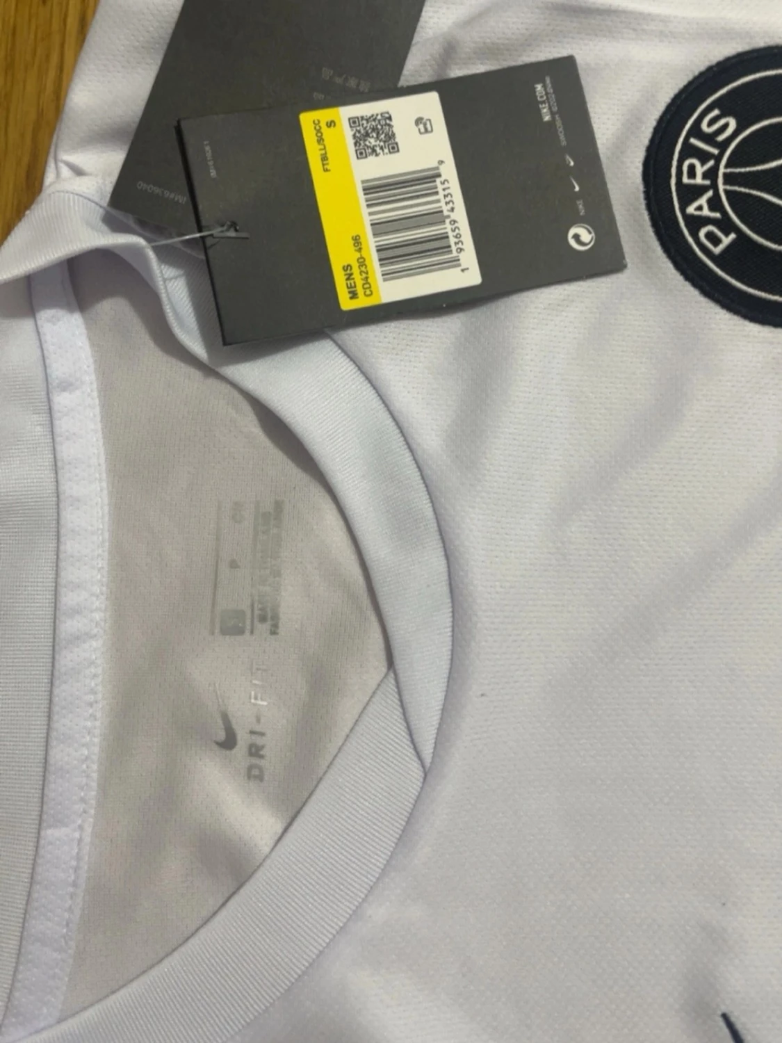 Vit PSG x Balmain t-shirt Nike - 3