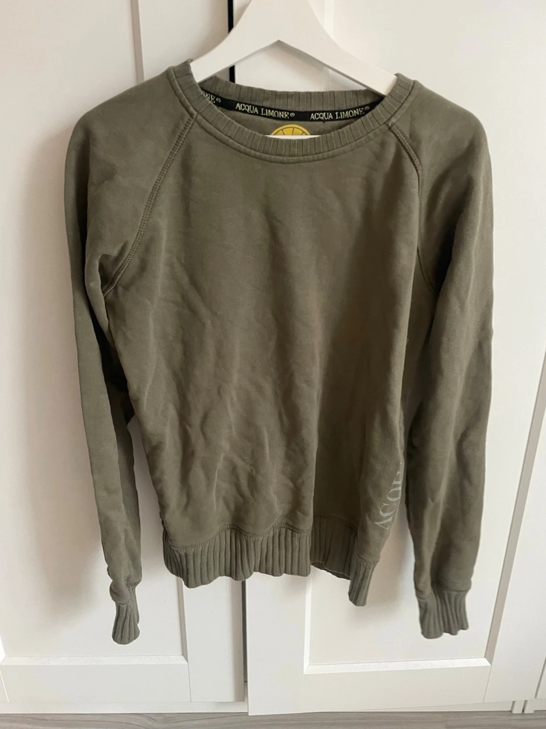 Olivgrön sweatshirt Acqua Limone - 1