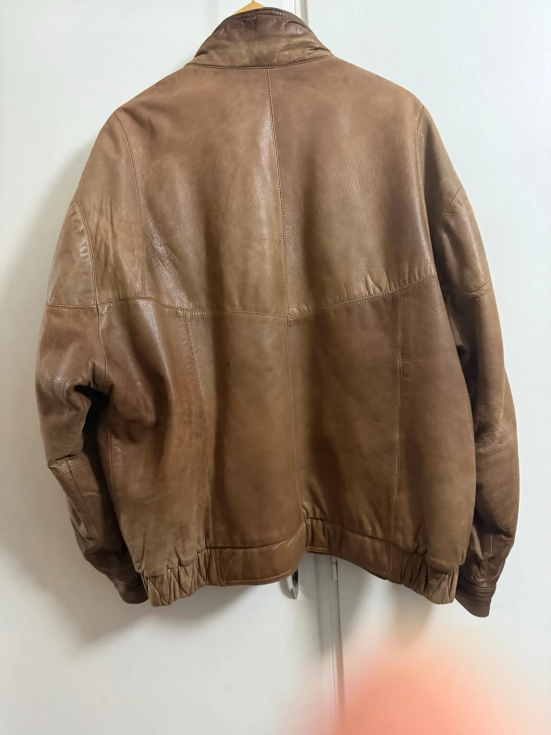 Brun skinnjacka från Donar - 1